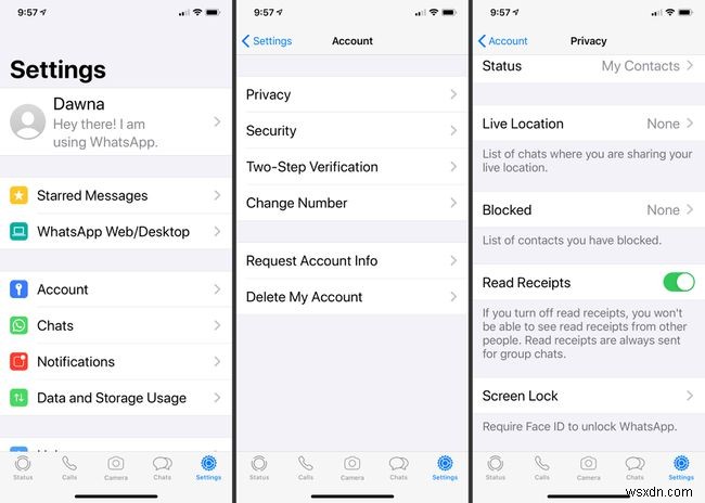 Cách sử dụng tính năng Khóa WhatsApp (Mở khóa bằng vân tay/Face ID)