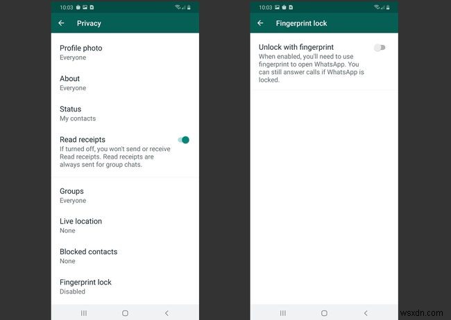 Cách sử dụng tính năng Khóa WhatsApp (Mở khóa bằng vân tay/Face ID)