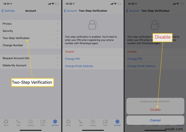 Cách bật Xác thực hai bước (2FA) trên WhatsApp