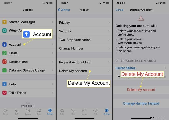 Cách xóa vĩnh viễn tài khoản WhatsApp