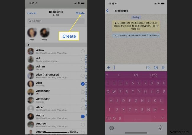 Cách tạo Danh sách phát sóng (Broadcast List) trên WhatsApp