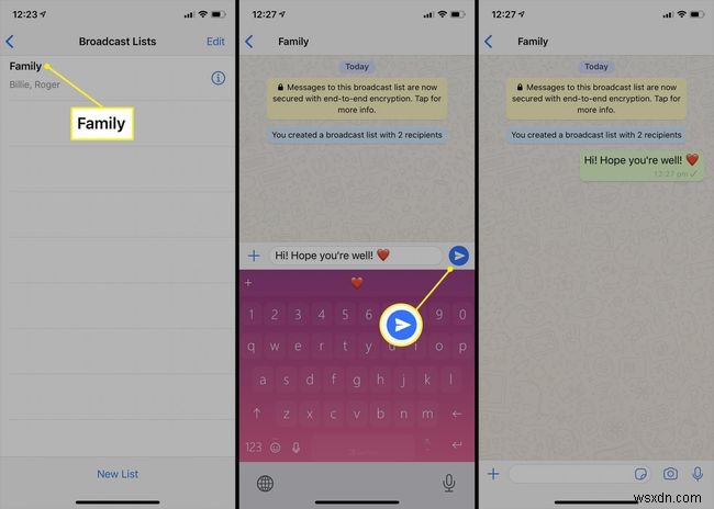 Cách tạo Danh sách phát sóng (Broadcast List) trên WhatsApp