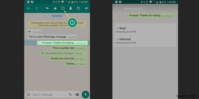 Cách theo dõi tin nhắn với dấu tích (Check Marks) WhatsApp
