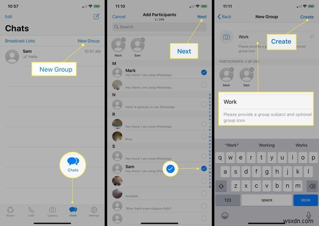 Cách Tạo Nhóm WhatsApp