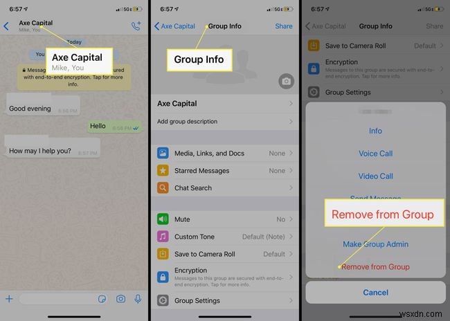 Cách Xóa Nhóm WhatsApp