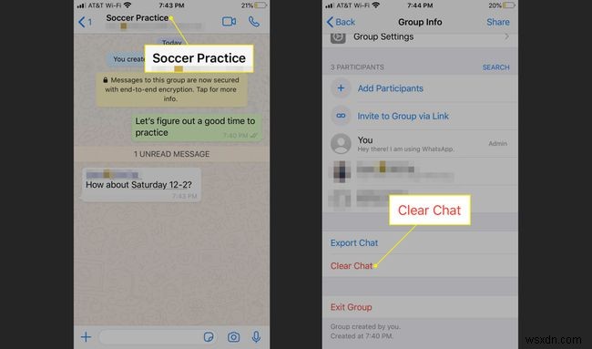 Cách Xóa Nhóm WhatsApp