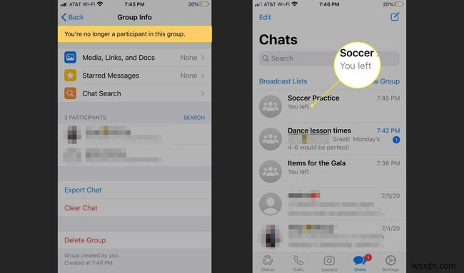 Cách Xóa Nhóm WhatsApp