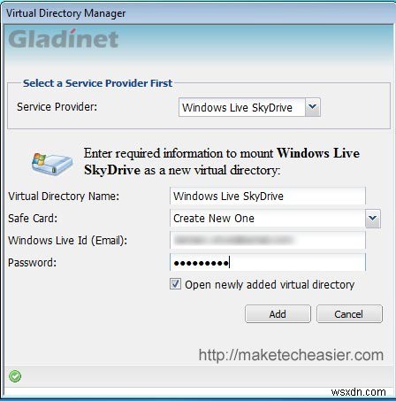Cách Truy Cập Windows Live SkyDrive Từ Desktop