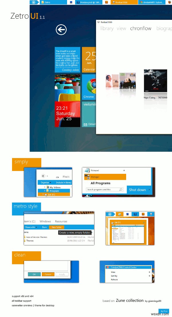 Cách Biến Windows 7 Thành Giao Diện Windows 8