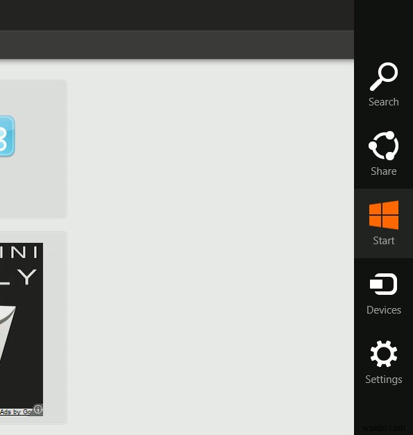 Các phím tắt mới trong Windows 8 Consumer Preview