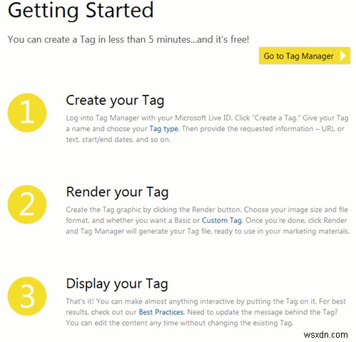 Cách tạo và đọc Microsoft Tag