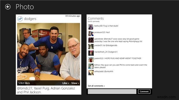 Dùng Instametrogram Xem, Bình Luận Và Lấy Ảnh Instagram Có Geo-tag Trong Windows 8