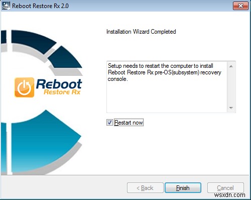 Reboot Restore Rx – Cách dễ dàng khôi phục hệ thống Windows tự động