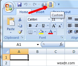 Thêm Máy tính Windows vào Thanh công cụ truy cập nhanh của Excel