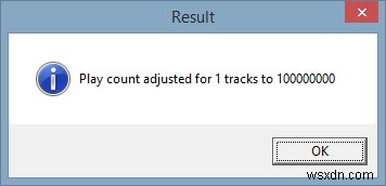 Điều chỉnh số lần phát (Play Count) trong iTunes [Windows]