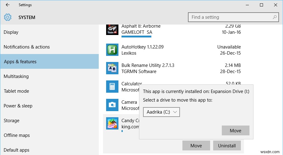 Cách cài đặt và cấu hình ứng dụng Modern Apps trên ổ đĩa ngoài trong Windows 10