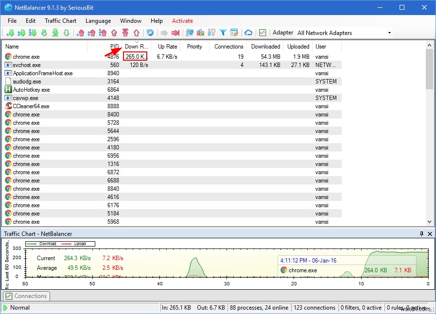 Cách giới hạn băng thông cho ứng dụng cụ thể trong Windows 10