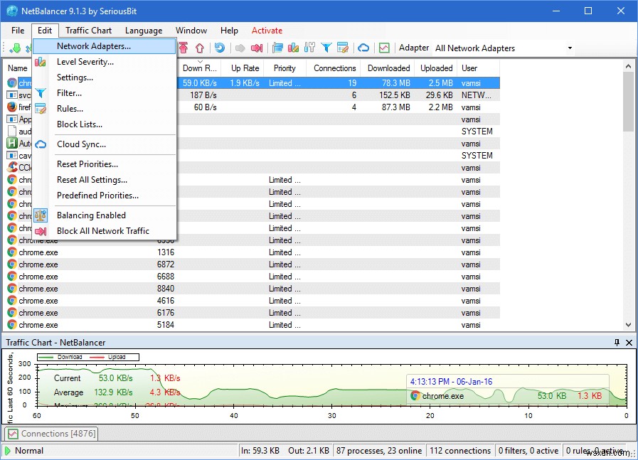 Cách giới hạn băng thông cho ứng dụng cụ thể trong Windows 10