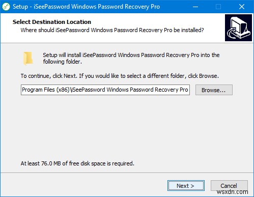 Đặt lại mật khẩu đăng nhập Windows với iSeePassword Windows Password Recovery Tool