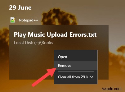Cách Xóa Hoạt Động Timeline Trên Windows 10