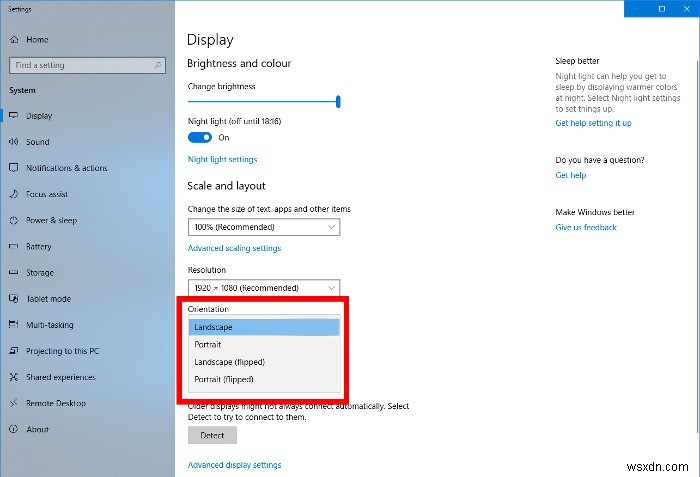 Cách sửa màn hình bị lật ngược (xoay 180 độ) trên Windows