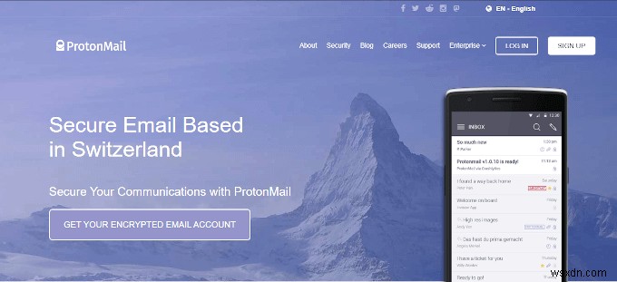 4 nhà cung cấp email an toàn nhất