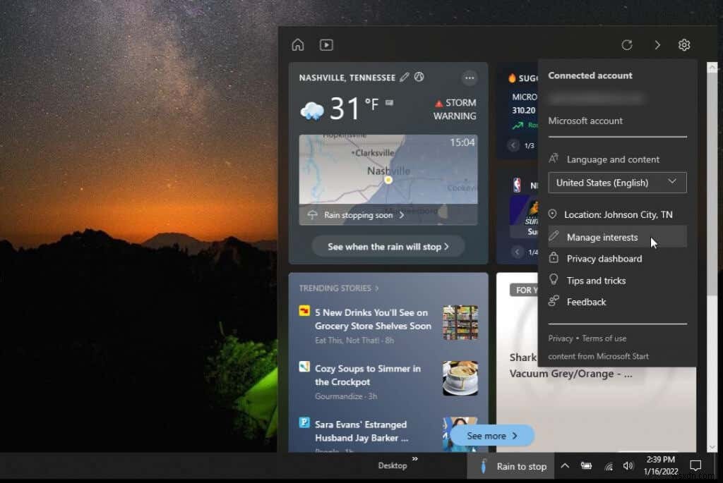 Widget Thời Tiết Tốt Nhất Cho Windows 10/11