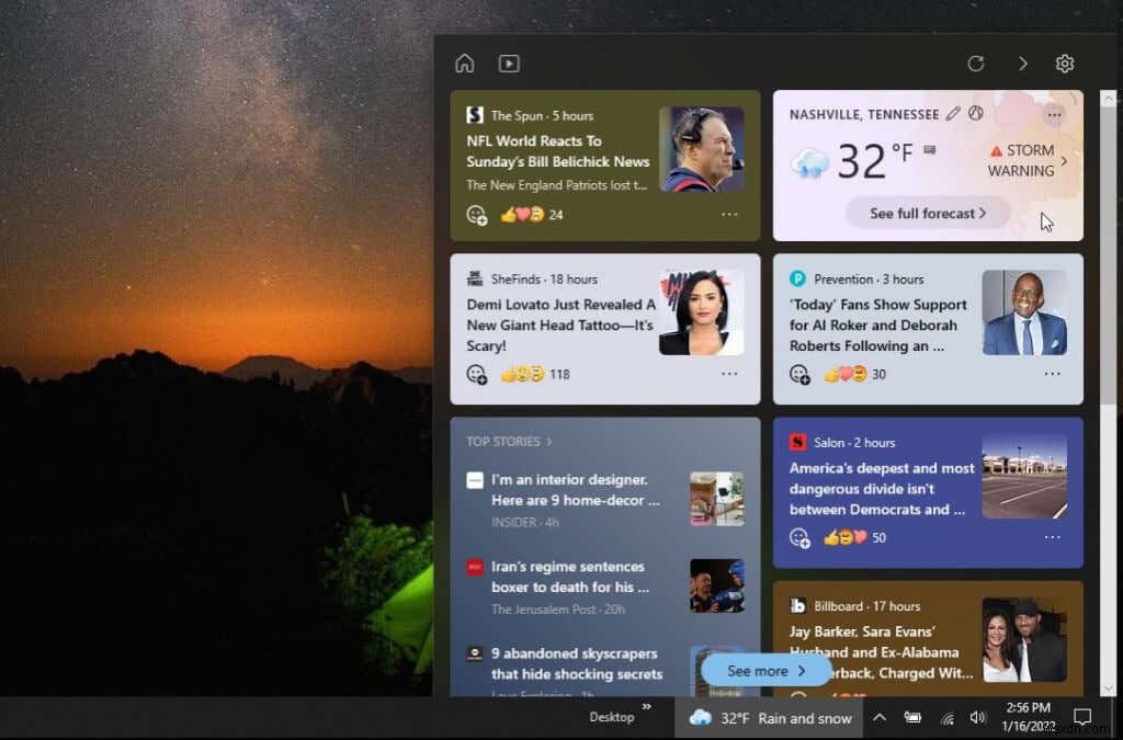 Widget Thời Tiết Tốt Nhất Cho Windows 10/11