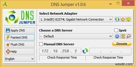 Đánh giá 5 tiện ích thay đổi DNS Server trong Windows