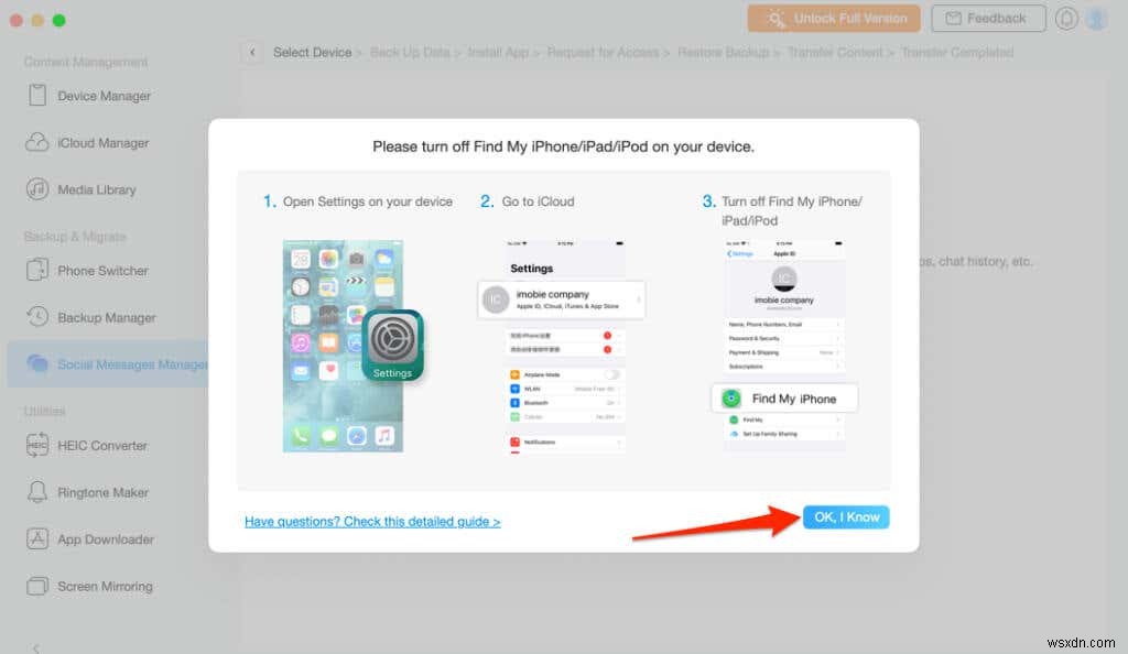 Cách chuyển dữ liệu WhatsApp từ Android sang iPhone