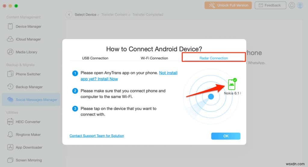 Cách chuyển dữ liệu WhatsApp từ Android sang iPhone