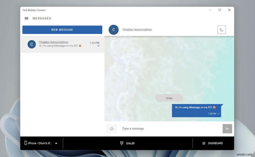 Cách truy cập iMessage trên Windows 10/11