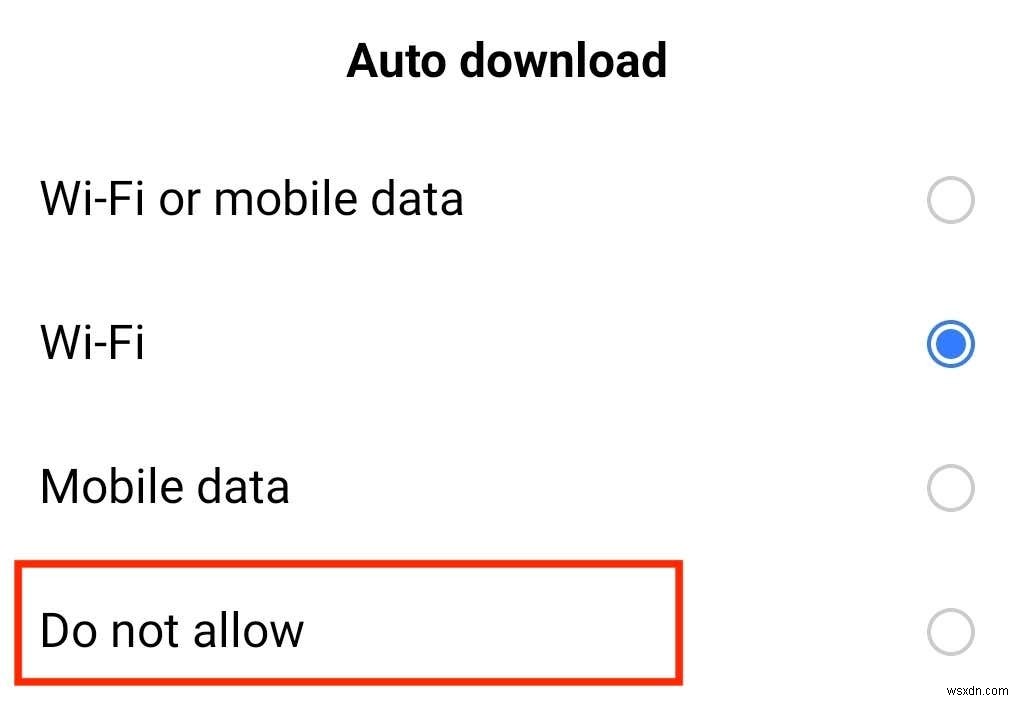 Cách tắt cập nhật tự động trên Android
