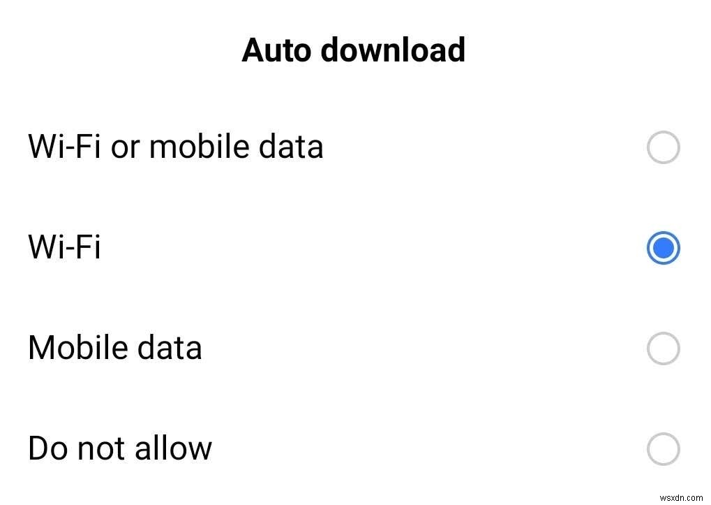 Cách tắt cập nhật tự động trên Android
