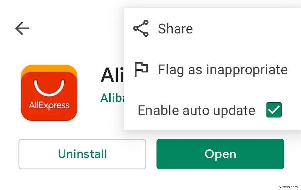 Cách tắt cập nhật tự động trên Android