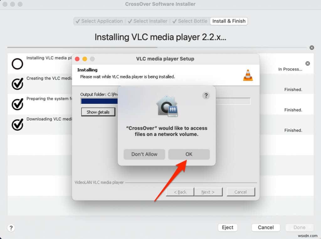 Cách mở file EXE trên Mac