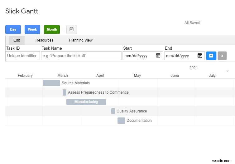 Cách thêm biểu đồ Gantt vào Google Docs