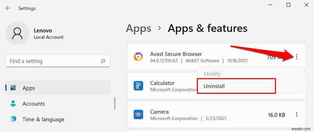 Cách tắt hoặc vô hiệu hóa Avast Secure Browser