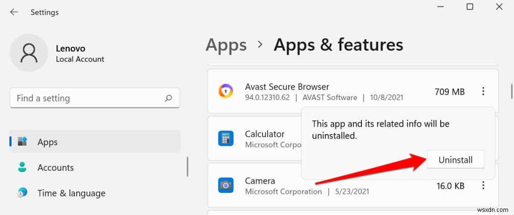 Cách tắt hoặc vô hiệu hóa Avast Secure Browser