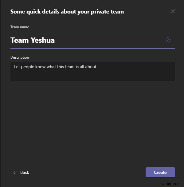 Cách tạo Team trong Microsoft Teams