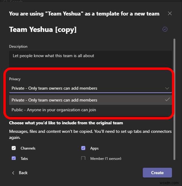Cách tạo Team trong Microsoft Teams