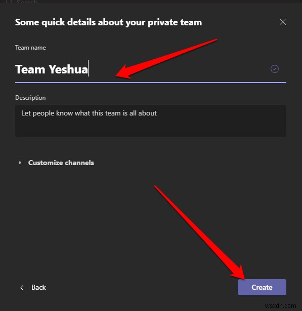 Cách tạo Team trong Microsoft Teams