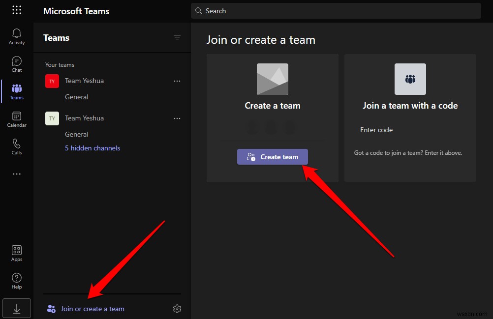 Cách tạo Team trong Microsoft Teams