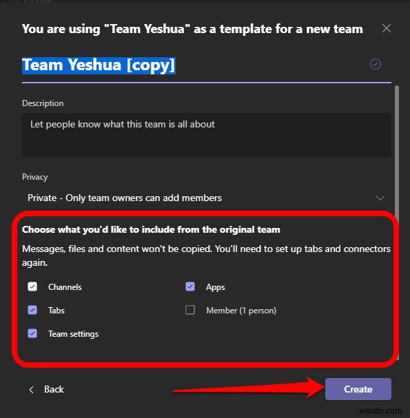 Cách tạo Team trong Microsoft Teams