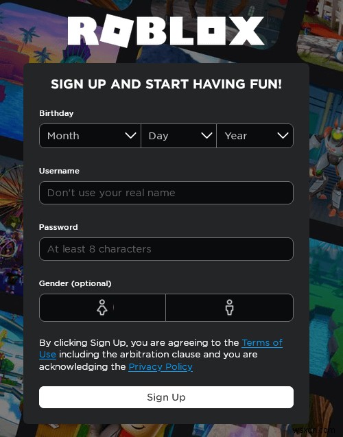 Cách xóa tài khoản Roblox