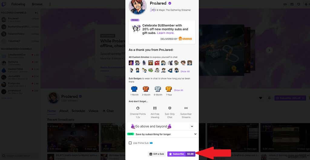 Cách chặn quảng cáo Twitch