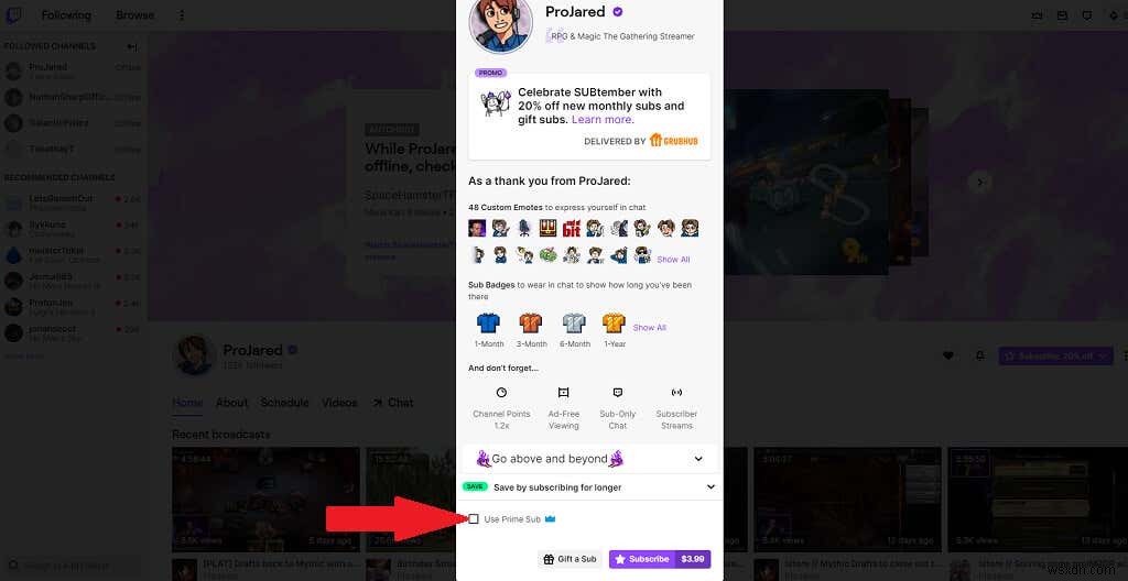 Cách chặn quảng cáo Twitch