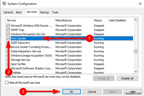 Cách tắt dịch vụ Print Spooler trên Windows 10