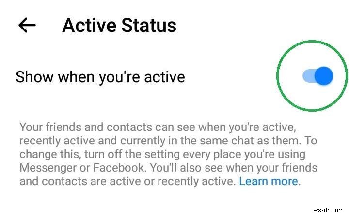 Cách tắt trạng thái hoạt động trên Facebook để hiển thị ngoại tuyến