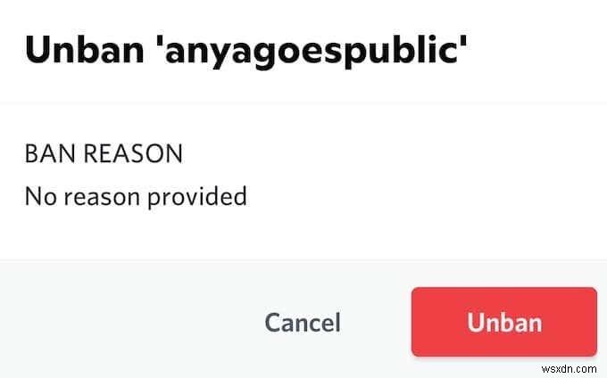 Cần Ban hoặc Unban người dùng trên Discord? Đây là cách làm